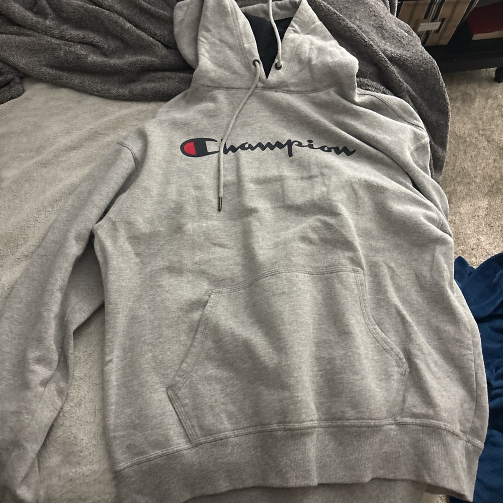 Champion Light Gray Men's Hoodie